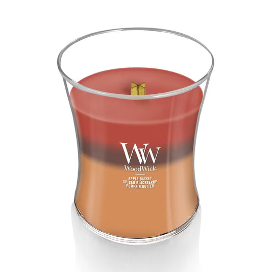 WoodWick Autumn Harvest Trilogy Medium Hourglass Candle