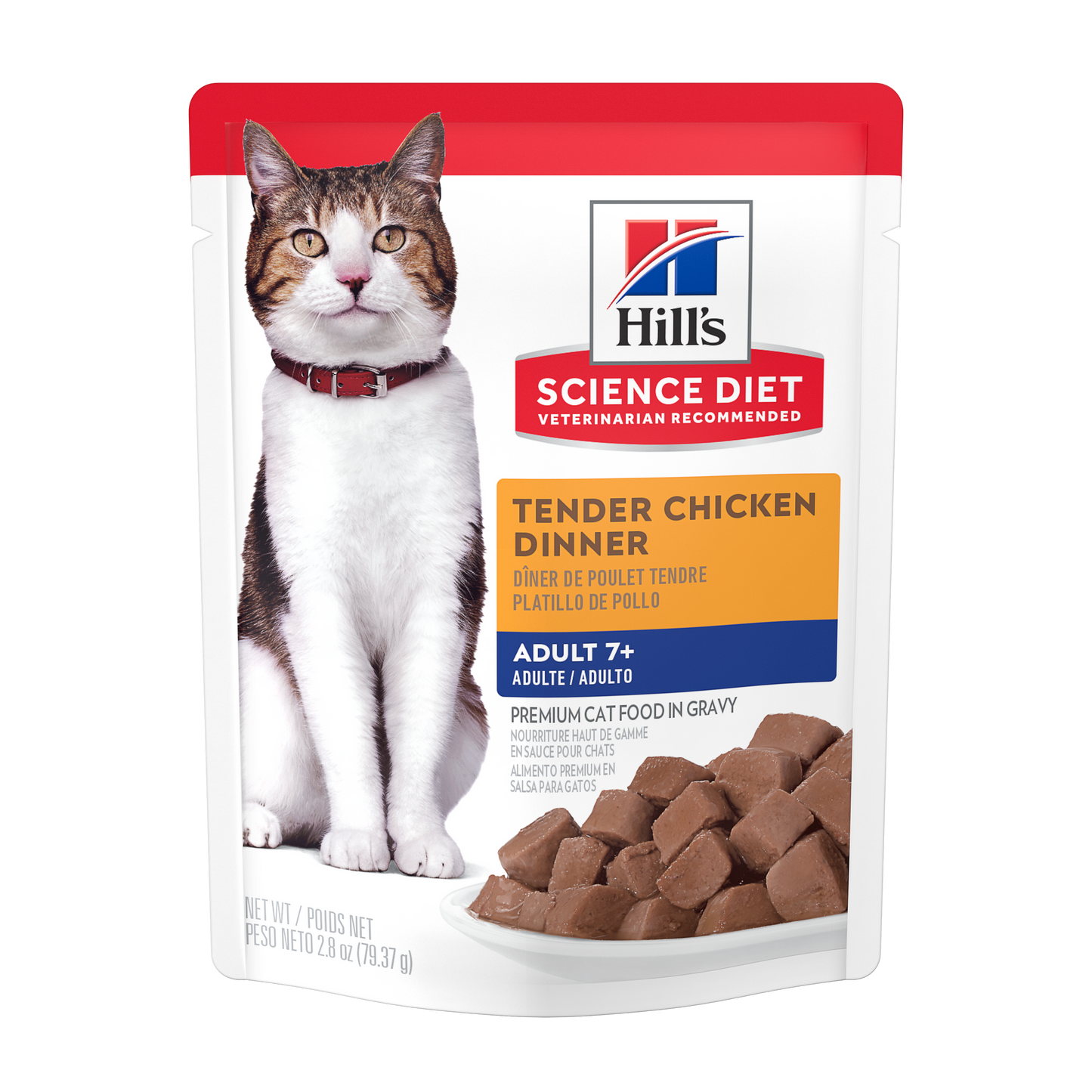 Hill's Science Diet Adult 7+ Tender Chicken Dinner Cat Food