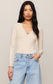 Z Supply Ginger Second Skin Bodysuit in Chalk