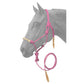 Tough1 Rawhide Noseband Rope Halter with Lead