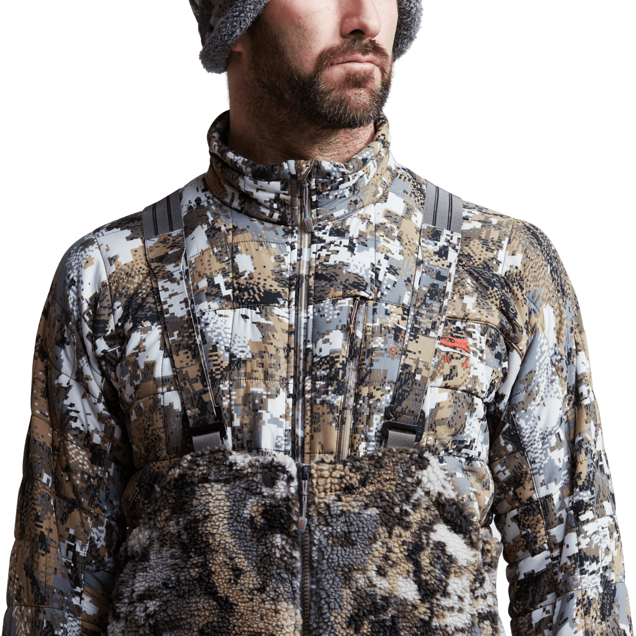 Sitka Fanatic Bib in Optifade Elevated II