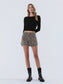 Lovervet Super High-Rise Leopard Print A Line Shorts