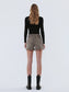 Lovervet Super High-Rise Leopard Print A Line Shorts