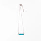 West & Co. Dainty Silver Necklace with Turquoise Bar