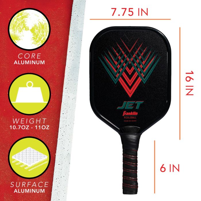 Franklin Aluminum Jet Pickleball Set - 2 Players
