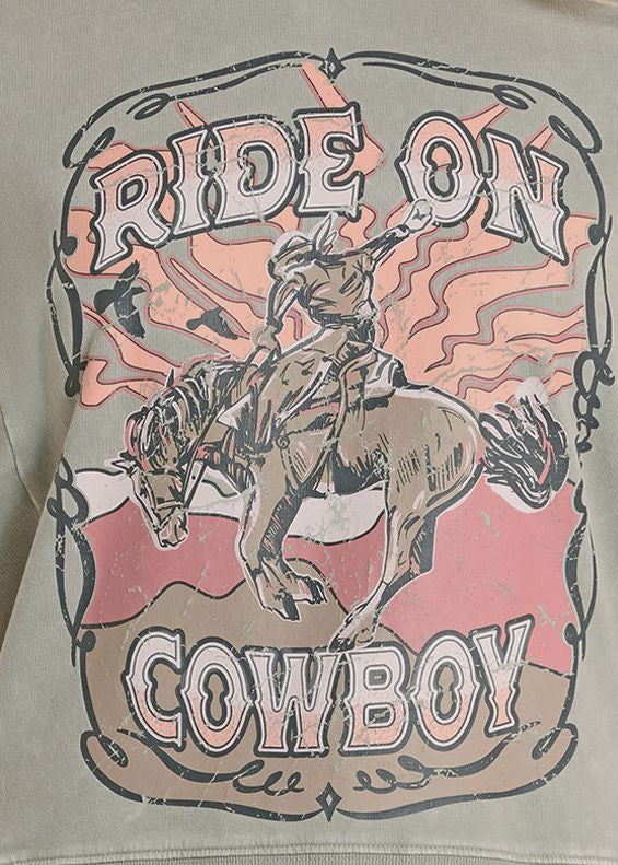 Rock & Roll Ride On Pullover in Jade