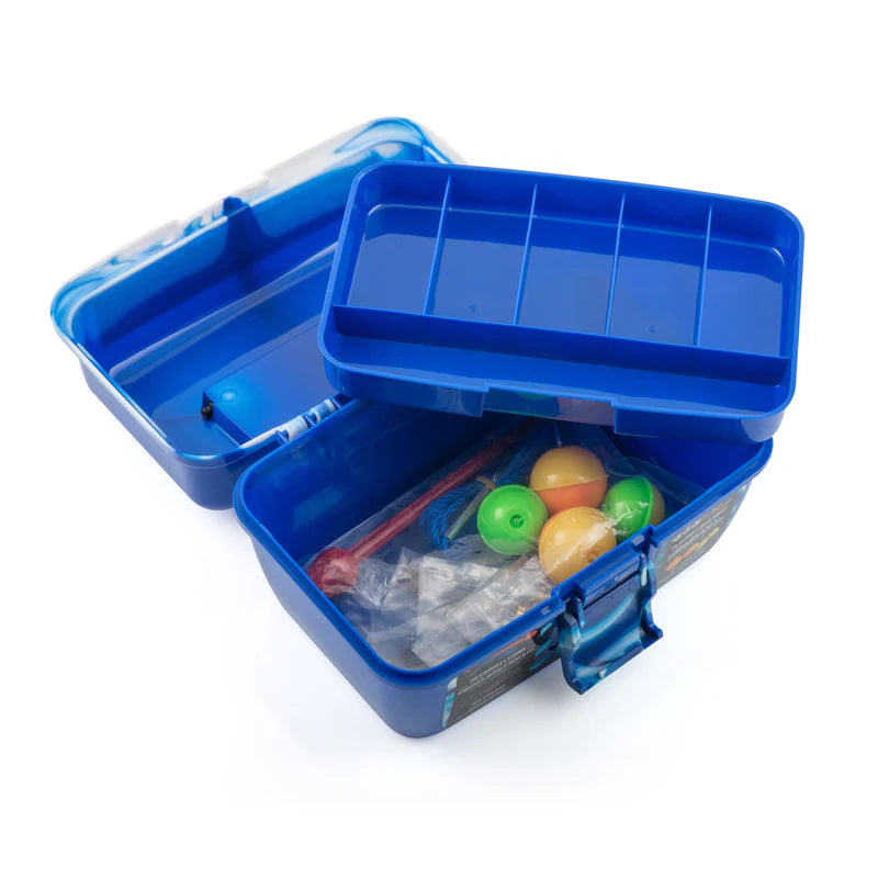 Worm Gear 88 Piece Loaded Tackle Box Pink
