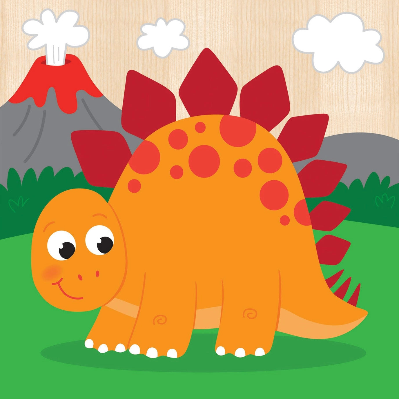 Chunky Wood Dinosaur Puzzles