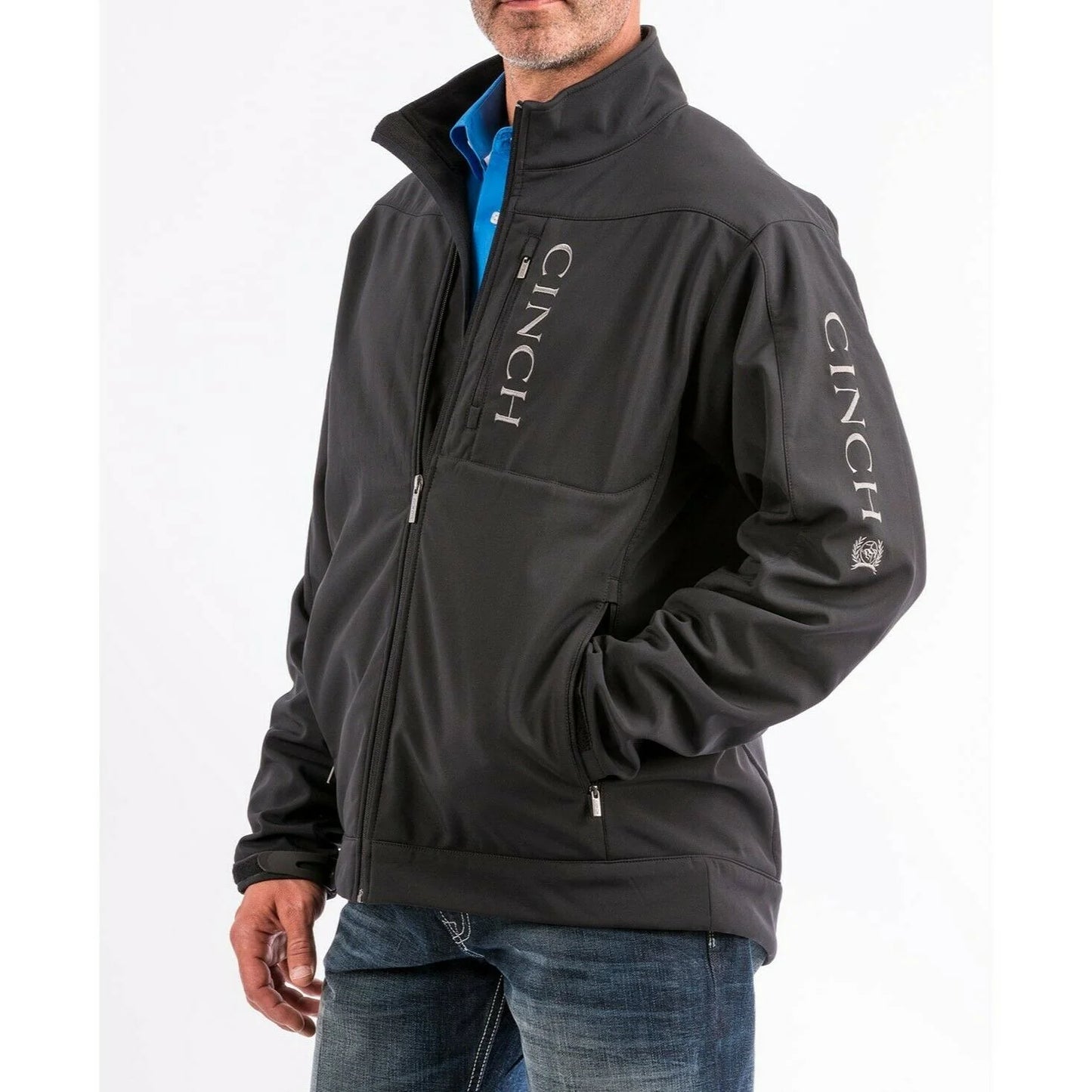 Cinch Men's Black Concealed Carry Bonded Jacket