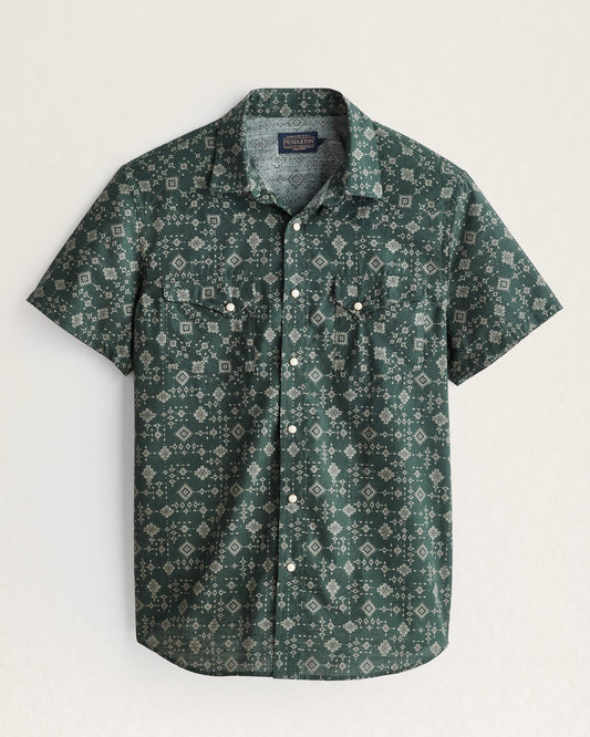 Pendleton Men's Short-Sleeve Laramie Snap-Front Shirt
