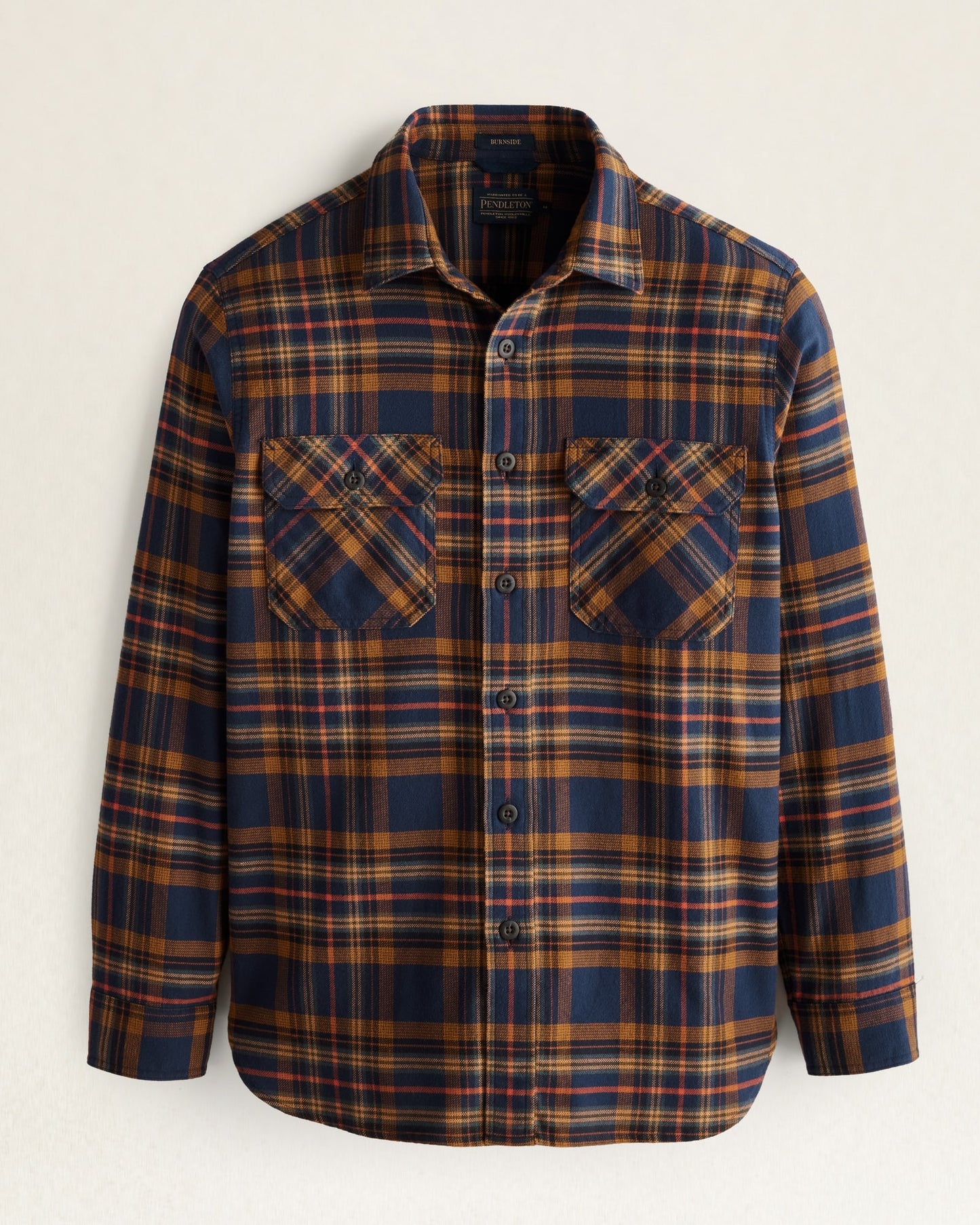 Pendleton Men's Plaid Burnside Doublebrushed Flannel Shirt