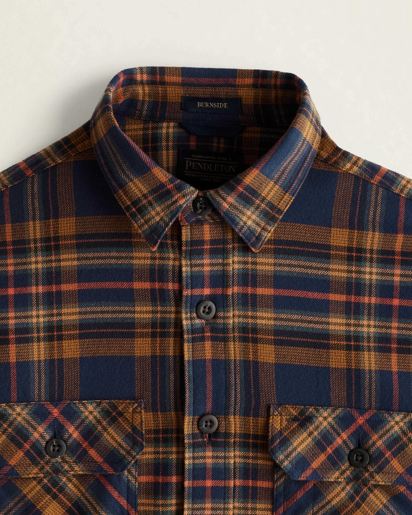 Pendleton Men's Plaid Burnside Doublebrushed Flannel Shirt