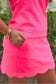 Make It Count Textured Set in Neon Pink