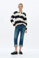 Bayeas Low Rise Straight Leg Jeans in Retro Dark Blue