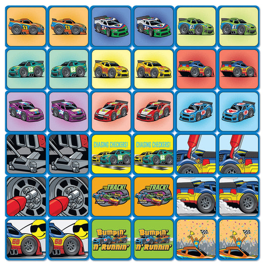 Nascar Matching Game