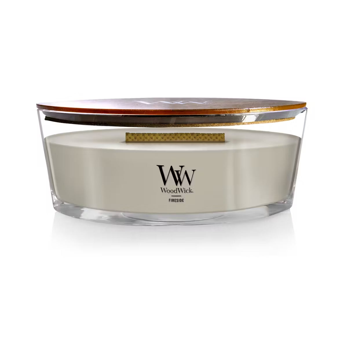 WoodWick Fireside Ellipse Candle