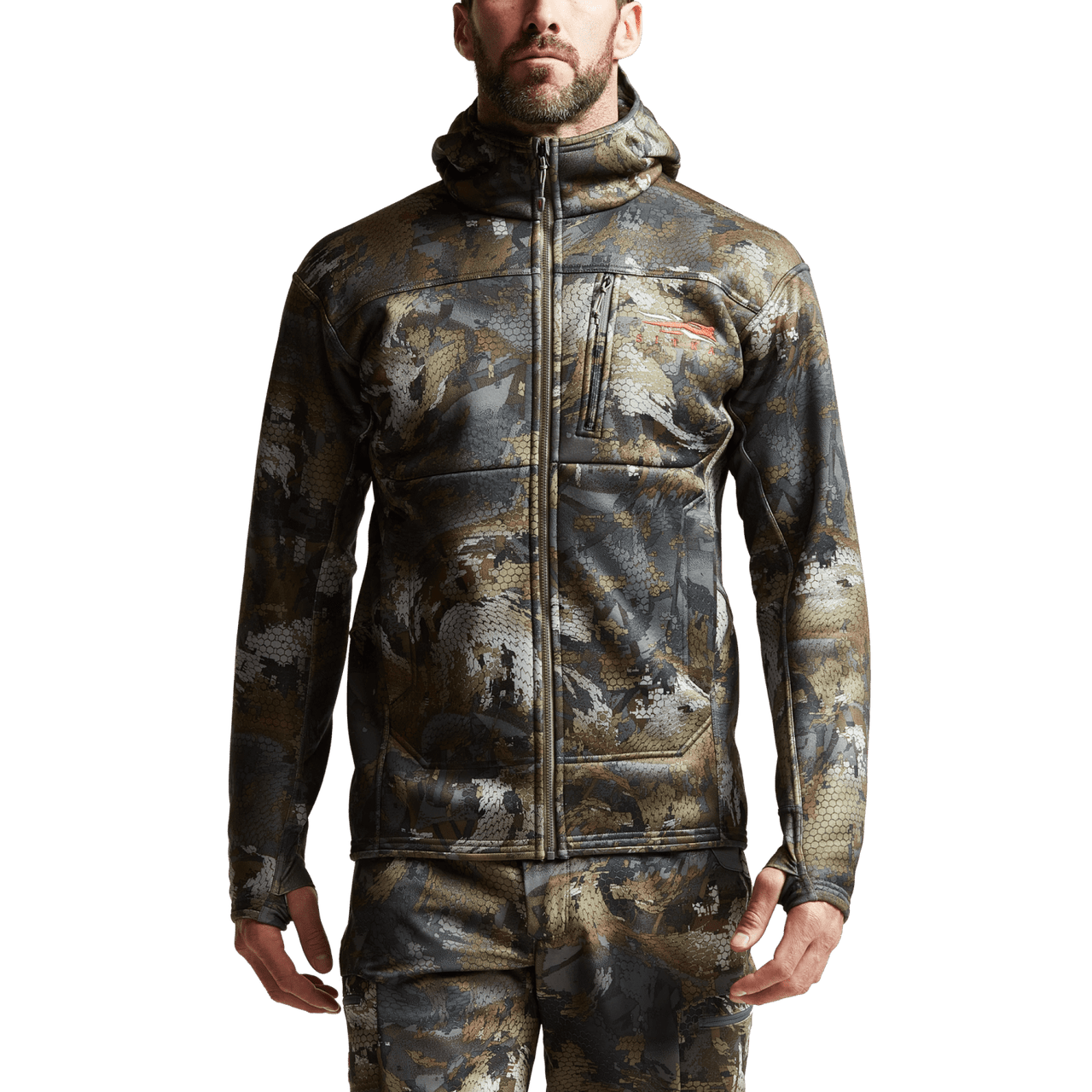 Sitka Traverse Hoodie in Optifade Timber