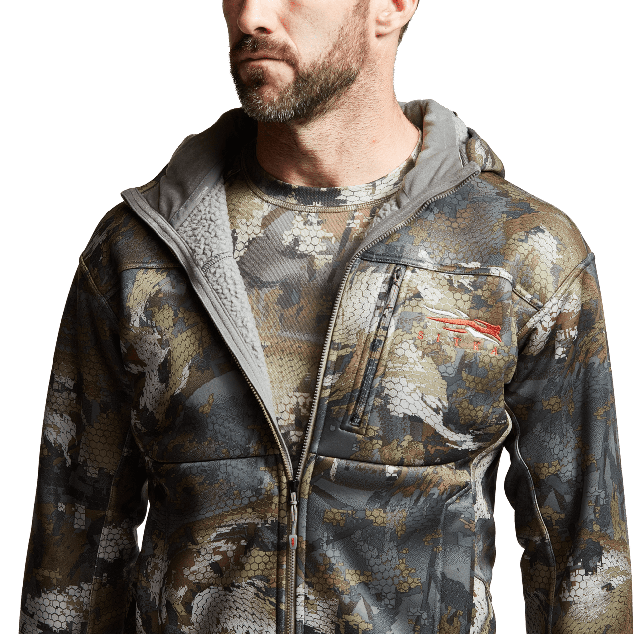 Sitka Traverse Hoodie in Optifade Timber