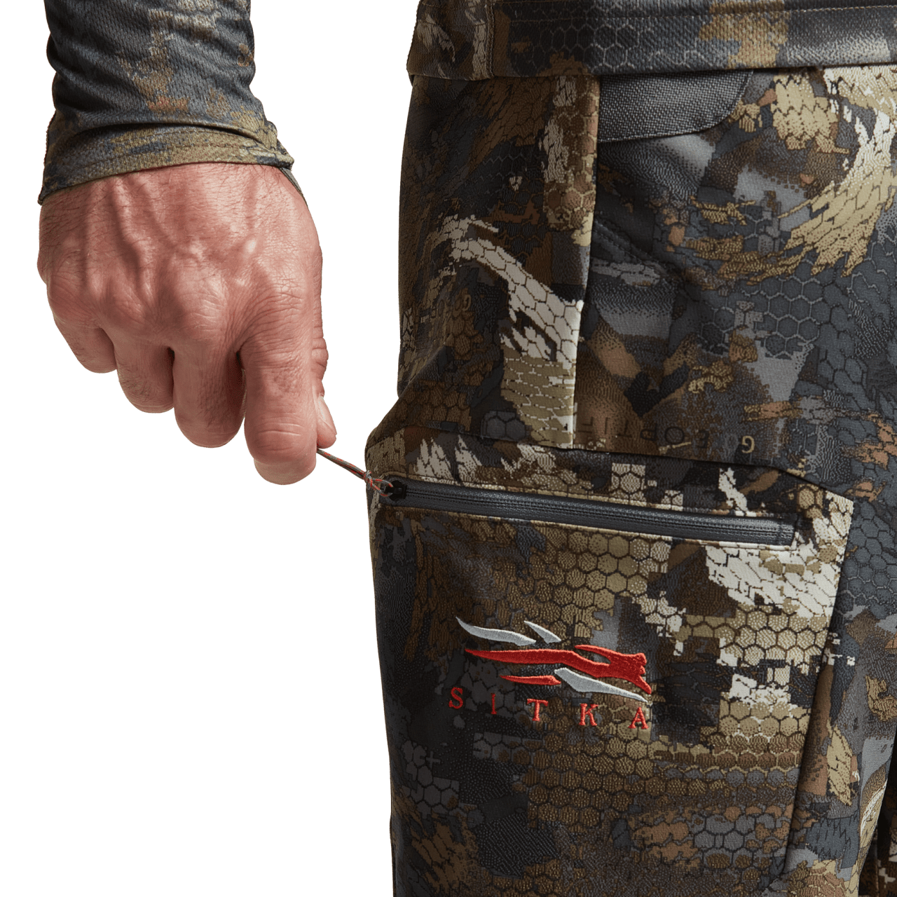 Sitka Traverse Pant in Optifade Timber