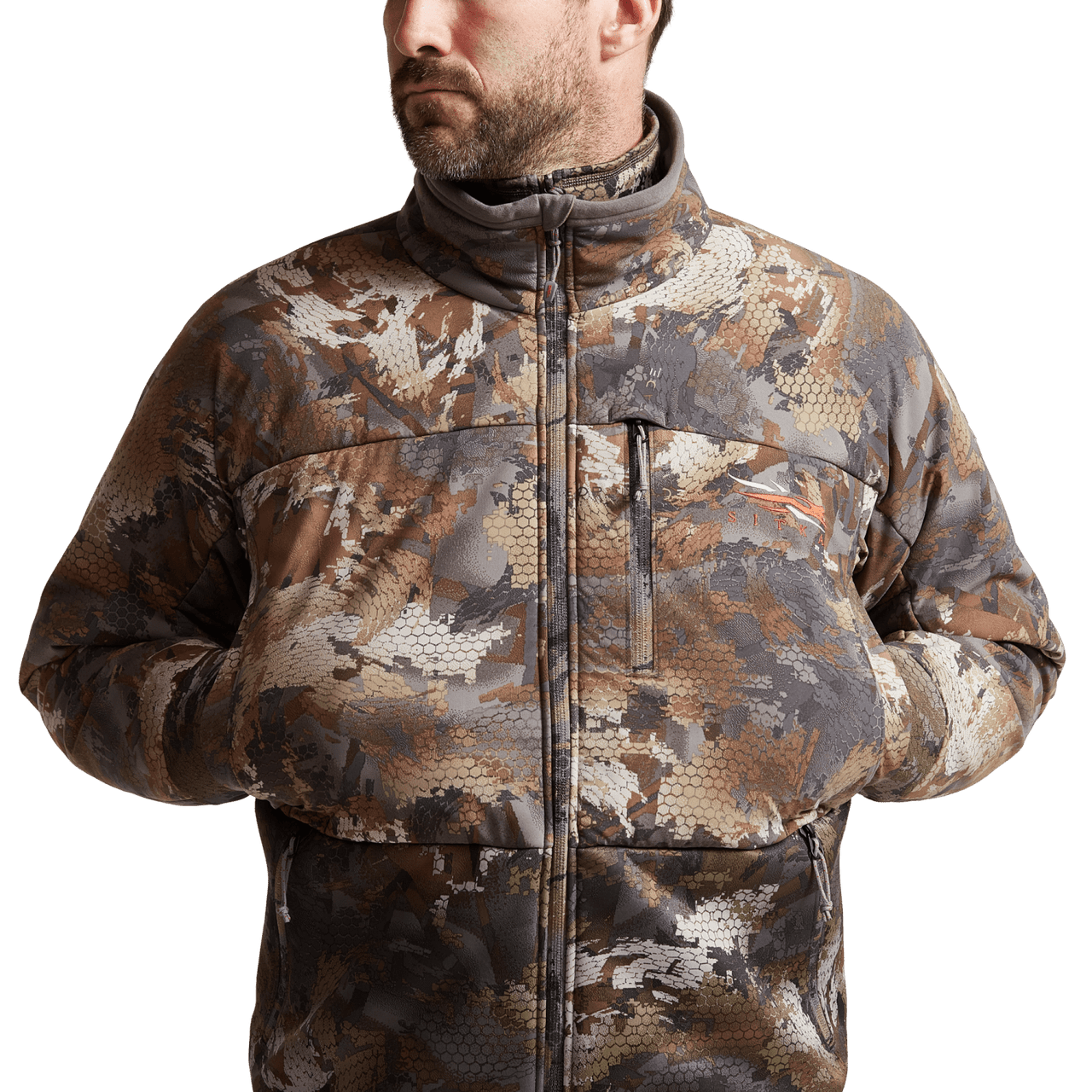 Sitka Duck Oven Jacket in Optifade Timber