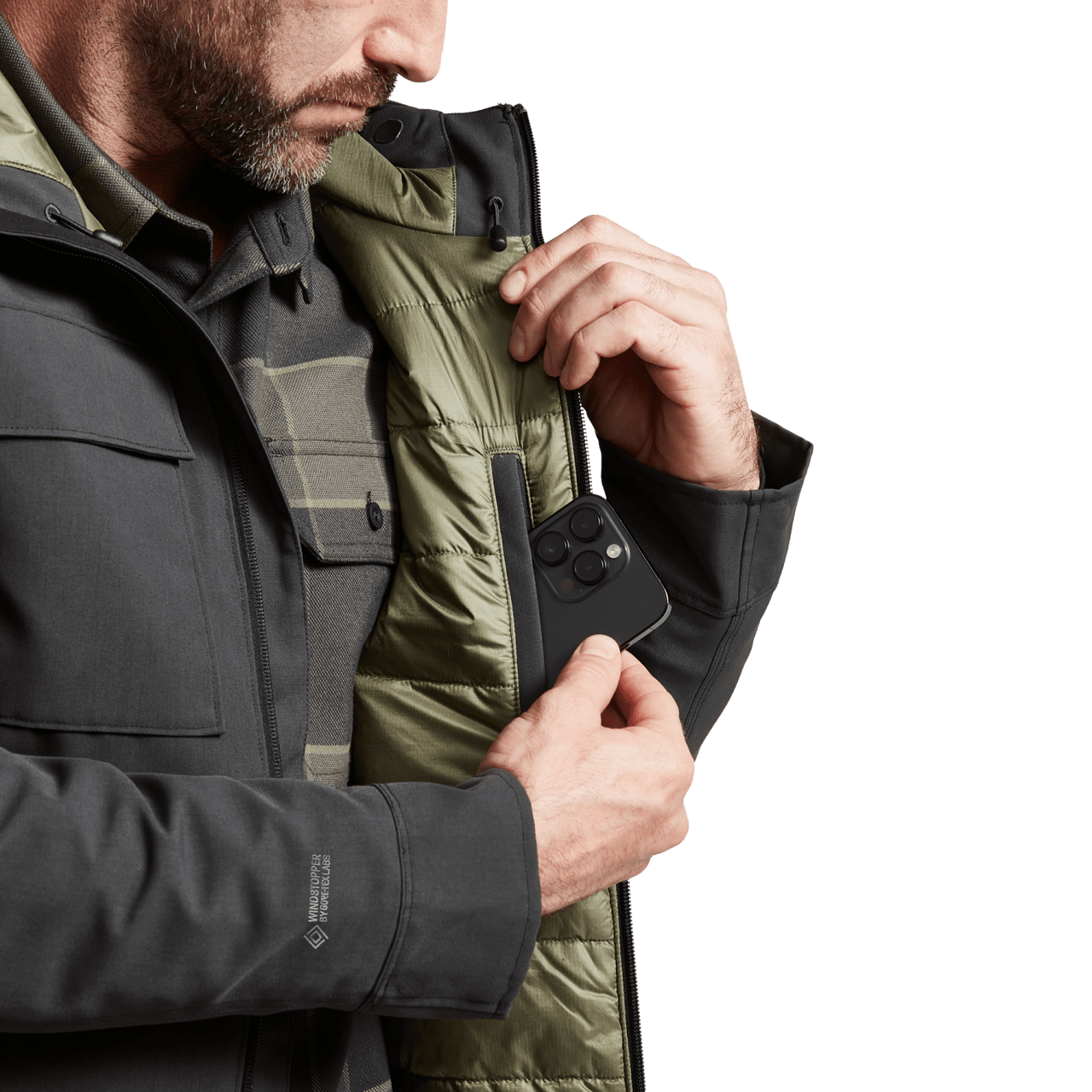 Sitka Grindstone Work Jacket in Obsidian