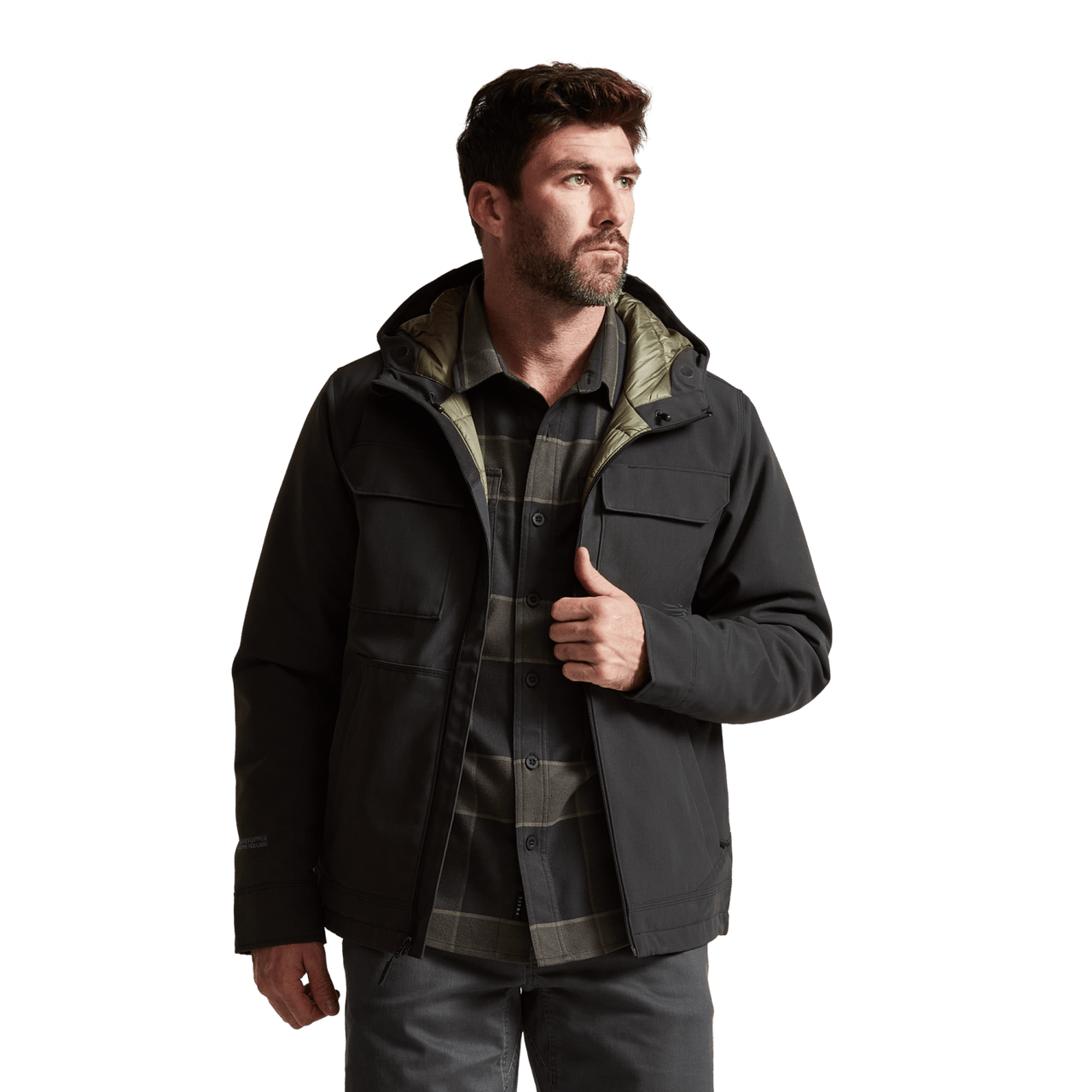 Sitka Grindstone Work Jacket in Obsidian