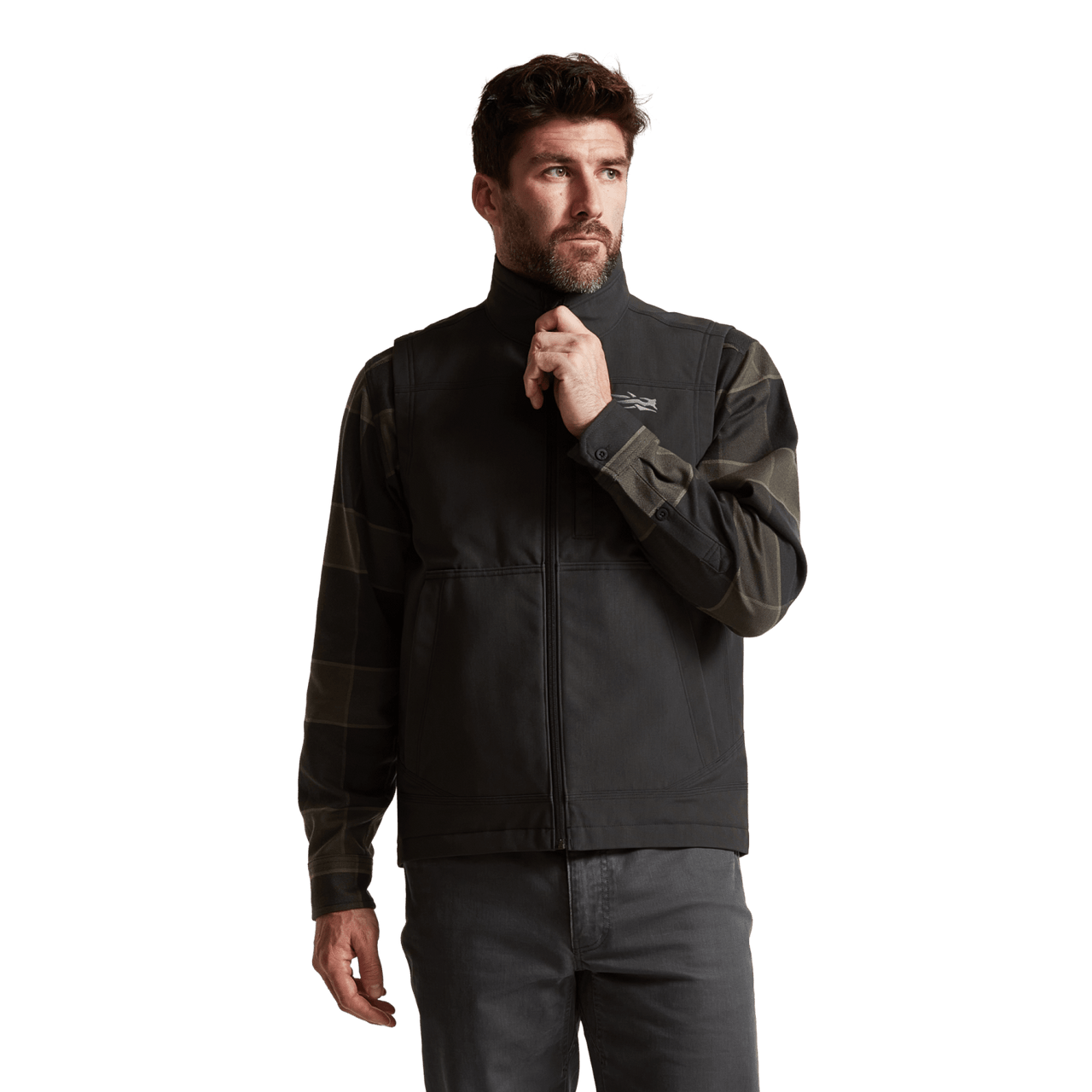 Sitka Grindstone Work Vest in Obsidian