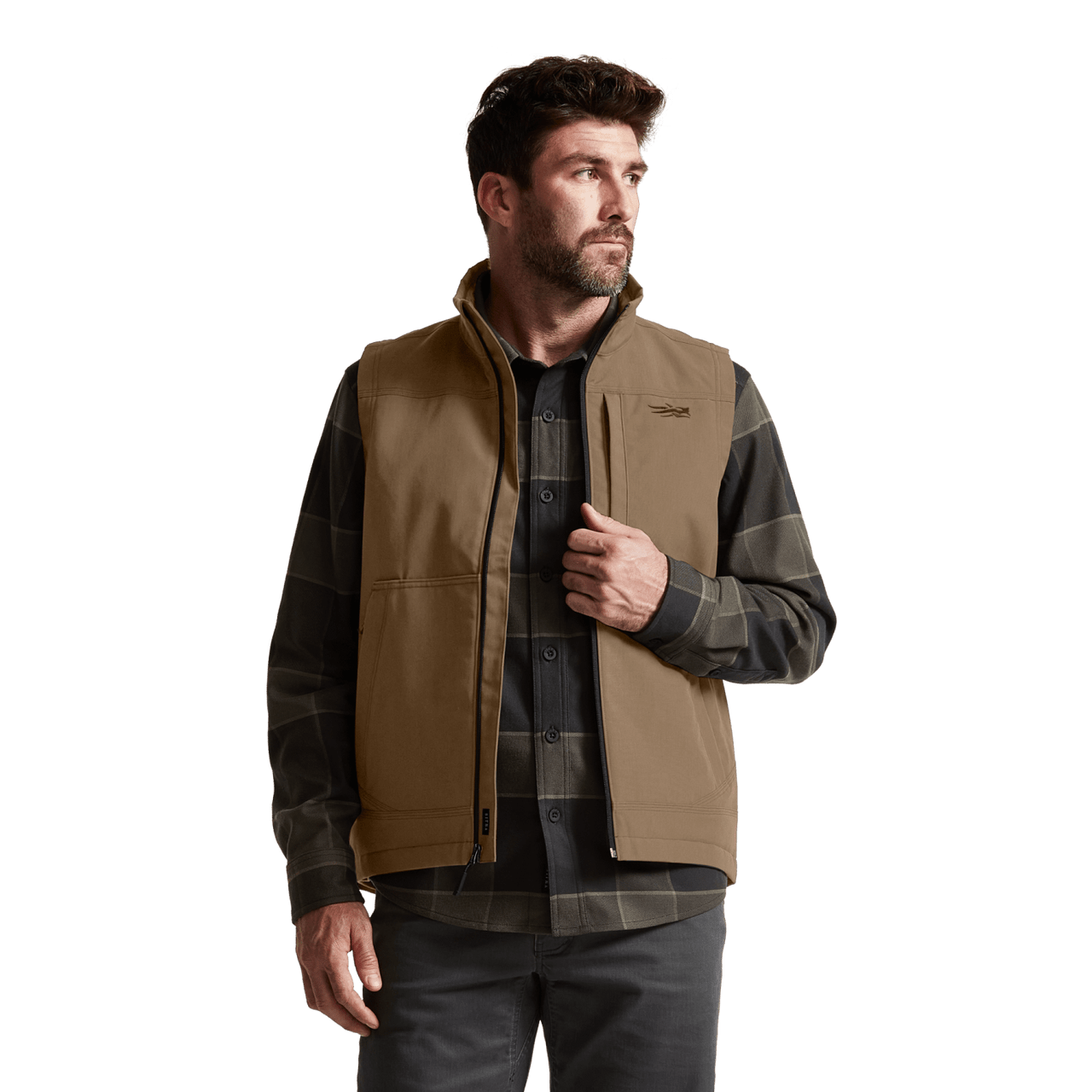 Sitka Work Vest in Tobacco