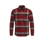 Sitka Ashland Dark Red Plaid Lightweight Flannel Shirt