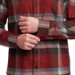 Sitka Ashland Dark Red Plaid Lightweight Flannel Shirt