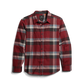 Sitka Ashland Dark Red Plaid Lightweight Flannel Shirt