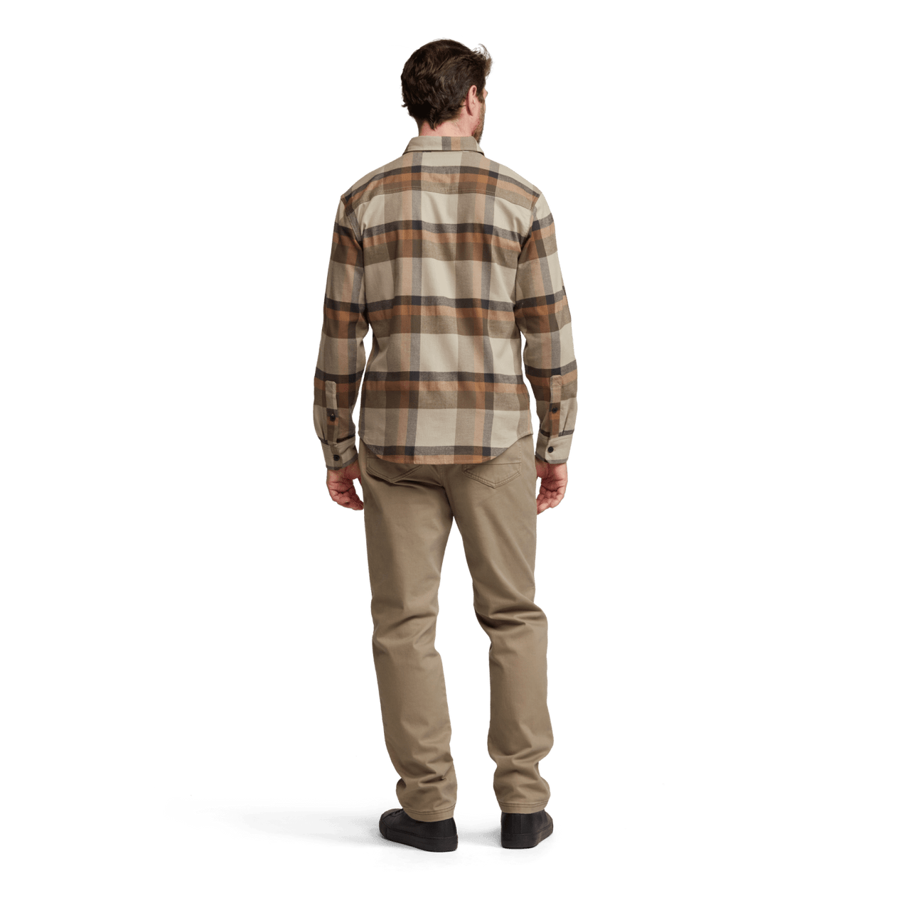 Sitka Ashland Oak Fall Plaid Lightweight Flannel Shirt