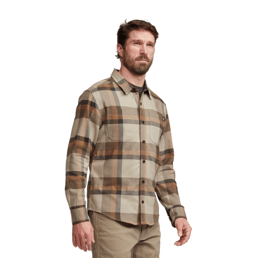 Sitka Ashland Oak Fall Plaid Lightweight Flannel Shirt