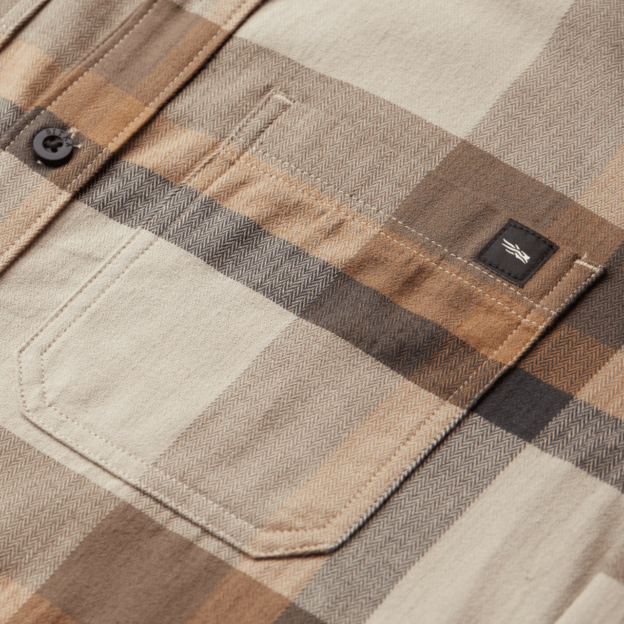 Sitka Ashland Lightweight Flannel Shirt in Oak Fall Plaid