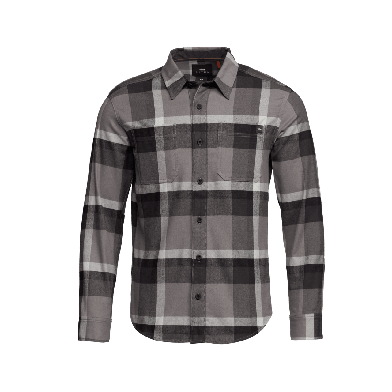 Sitka Ashland Woodsmoke Fall Plaid Lightweight Flannel Shirt