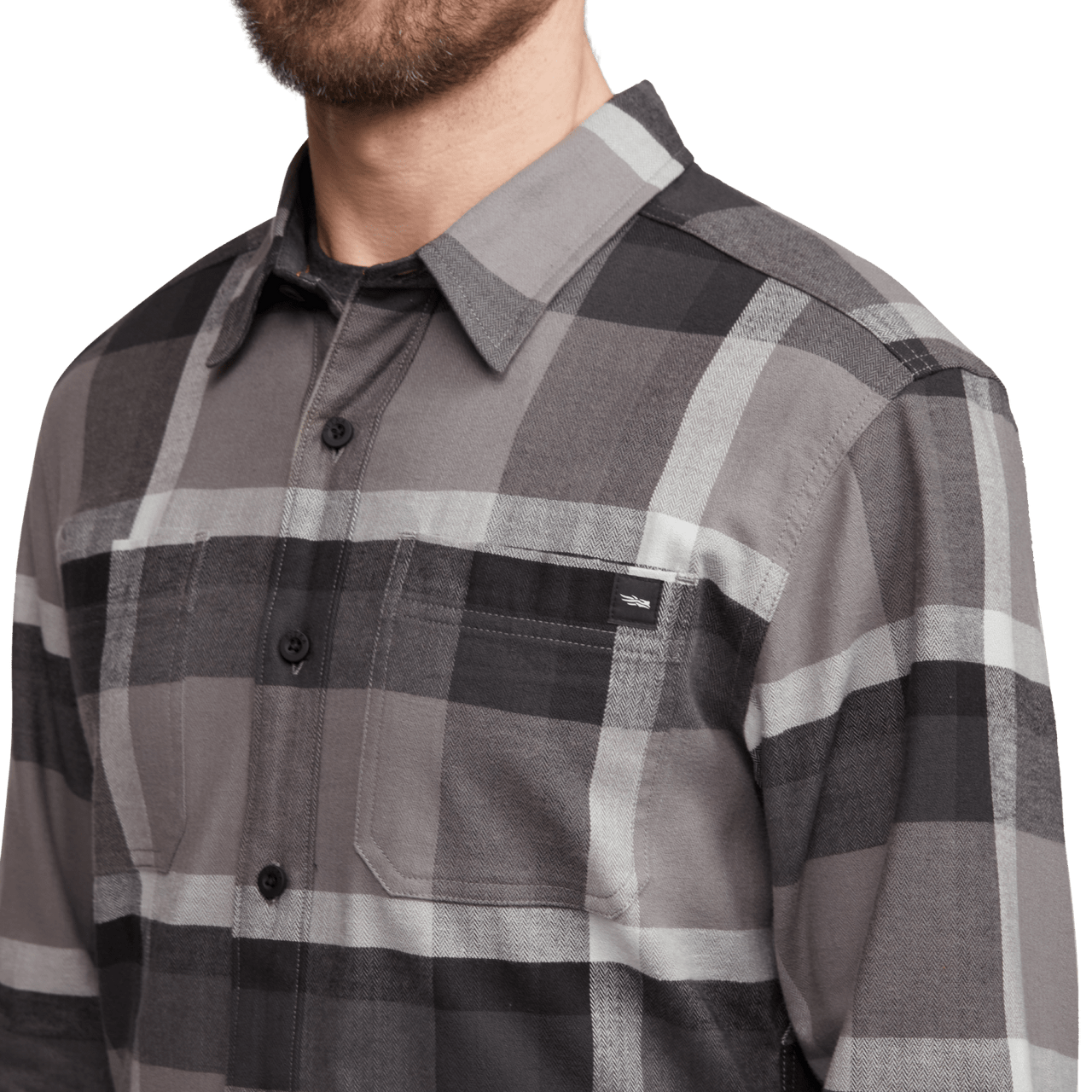 Sitka Ashland Woodsmoke Fall Plaid Lightweight Flannel Shirt