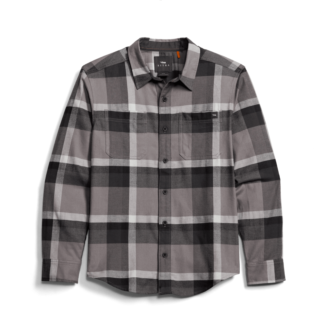 Sitka Ashland Woodsmoke Fall Plaid Lightweight Flannel Shirt