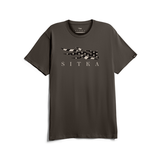 Sitka Icon Flag Tee in Earth