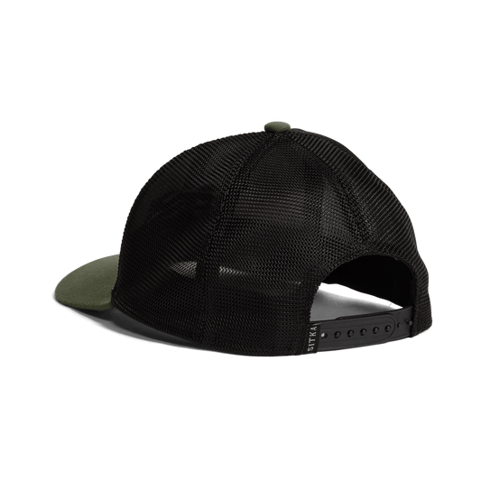 Sitka Icon Flex Mid Pro Trucker Hat in Olive