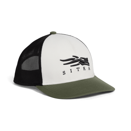 Sitka Icon Flex Mid Pro Trucker Hat in Olive