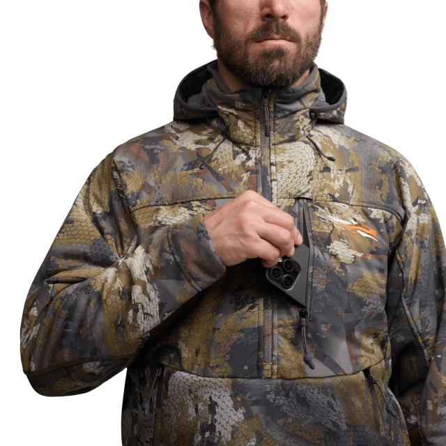 Sitka Duck Oven LT Hoodie in Optifade Timber