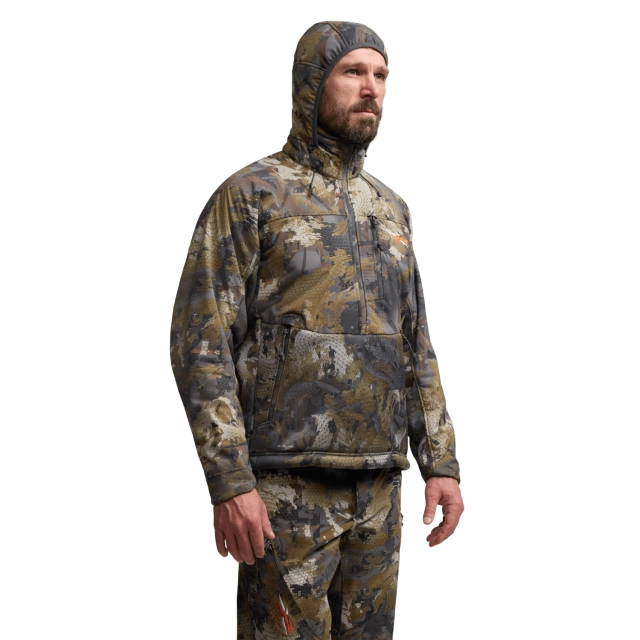 Sitka Duck Oven LT Hoodie in Optifade Timber