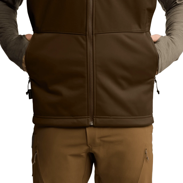 Sitka Dakota Vest in Mud