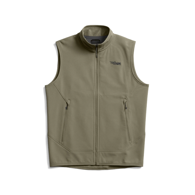 Sitka Alpha Fleece Vest in Dark Green Sage