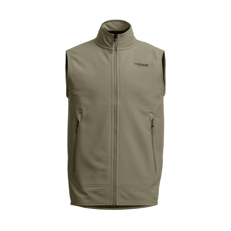 Sitka Alpha Fleece Vest in Dark Green Sage