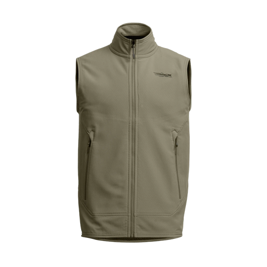 Sitka Alpha Fleece Vest in Dark Green Sage