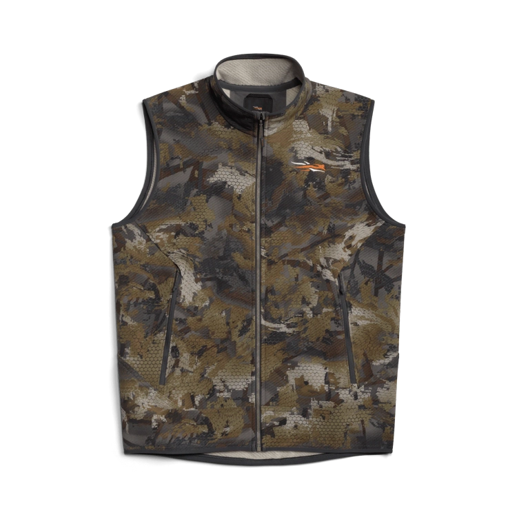 Sitka Alpha Fleece Vest in Optifade Timber