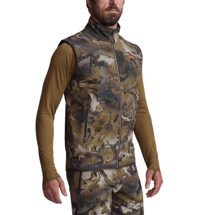 Sitka Alpha Fleece Vest in Optifade Timber