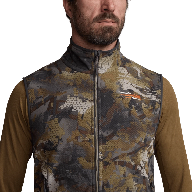 Sitka Alpha Fleece Vest in Optifade Timber