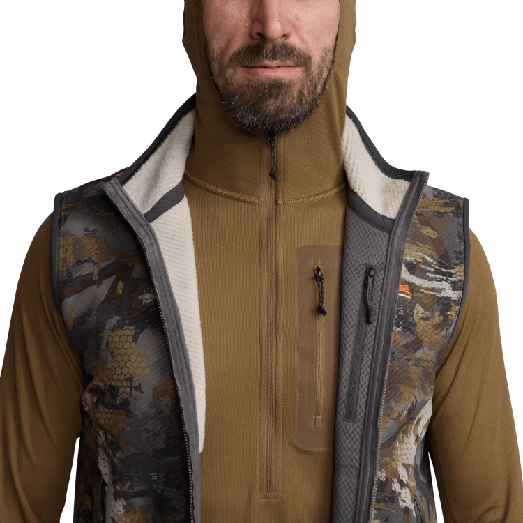 Sitka Alpha Fleece Vest in Optifade Timber